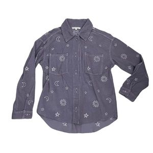 Lavender corduroyed button up light jacket- XS/S, new with tags